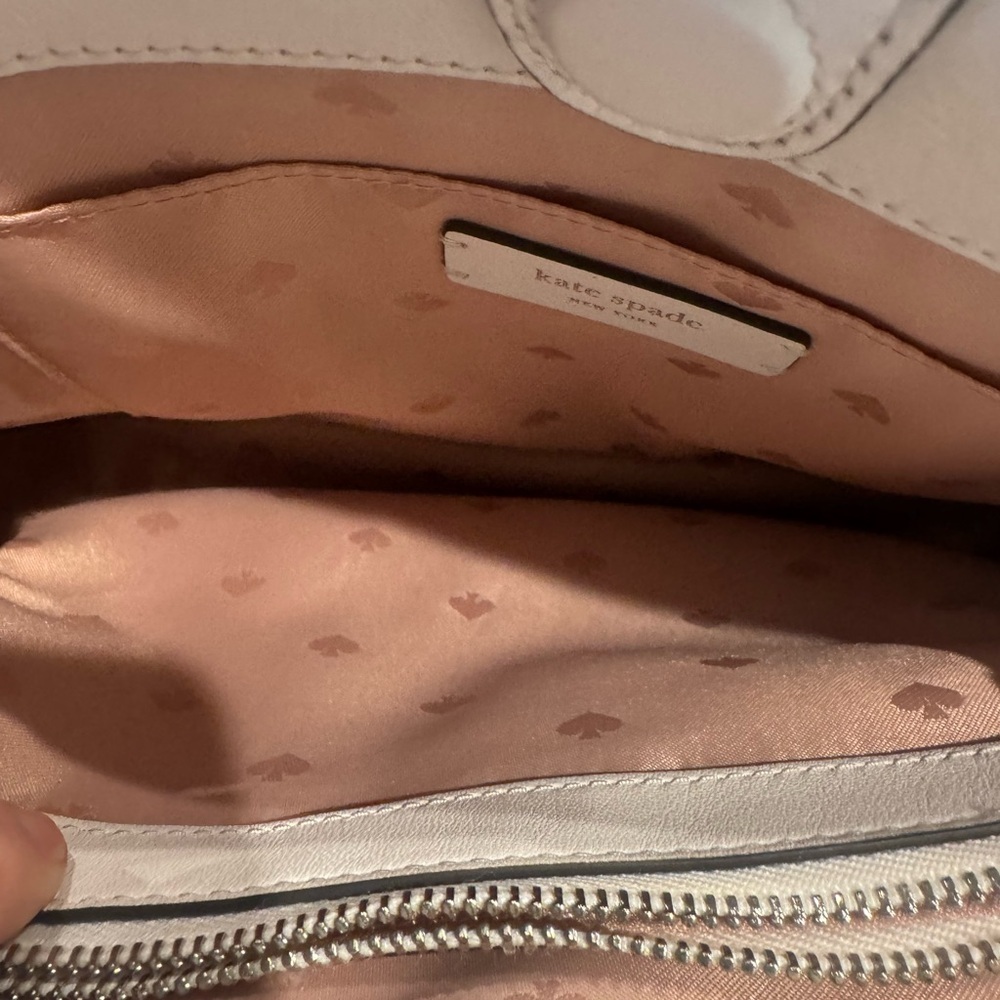 Kate Spade Cream Quilted Chain Shoulder Bag - Picture 3 of 3
